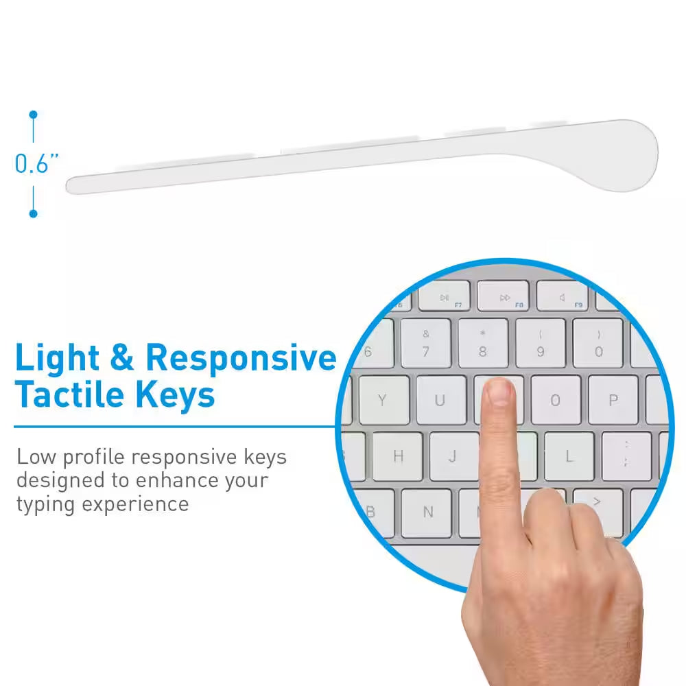 110 Key Brush Metal Ultra Slim Scissor Key USB Keyboard - Aluminum