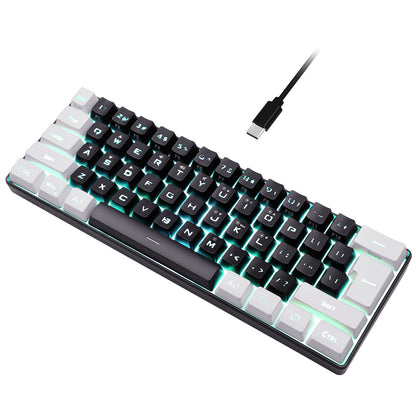 Simple and Compact 61-Key Film Keyboard Key Line Separation